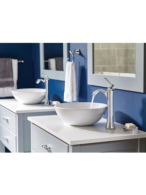 Mabeyn 4507BN Wynford One-Handle Yüksek Arc Gemi Banyo Musluk, Fırçalanmış Nikel