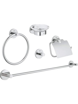 Mabeyn Essentials 5'i Bir Arada Banyo Aksesuar Seti - 40344001