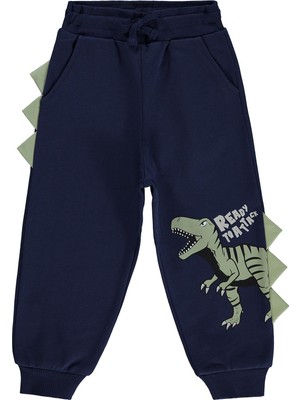 Civil Boys Trex Ready Attack Baskılı 2-5 Yaş Eşofman Altı - Lacivert