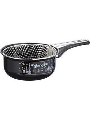 Karokstore Tantitoni Love Menu Emaye Kızartma Tavası, 20 cm