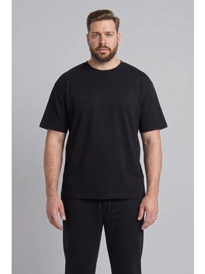 DeFacto %100 Pamuk Büyük Beden Tişört H2060AX26SP