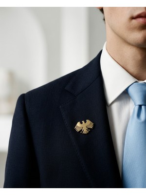 Zaytoon Altın Kartal Rozet – Suriye’nin Yeni Sembölü altın Metal Yaka Rozeti A300064