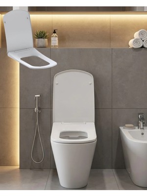 İlkyaz Fashion Kare Klozet Kapağı ILKYZ-KRGRS34