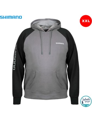 Shimano Pull Over Hoodie Grey (Xxl)
