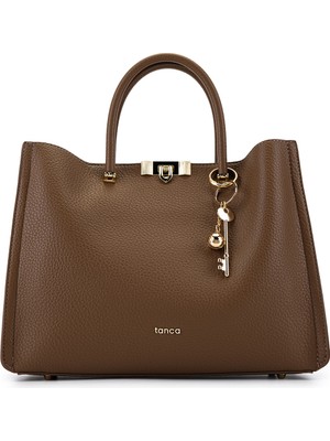 Tamer Tanca Kadın Suni Deri Vizon Kol Çantası 921 27207 Bn Cnt Y26 Koyu Vızon