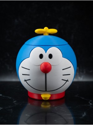 My Craft 3D MYCRAFT3D Dekoratif Doraemon Kutu Box - Kalemlik ve Küçük Eşya Düzenleyici - Özel Tasarım 3D Baskı