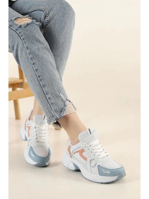 Bukond Rahat Anatomik Yüksek Taban Kadın Spor Ayakkabı