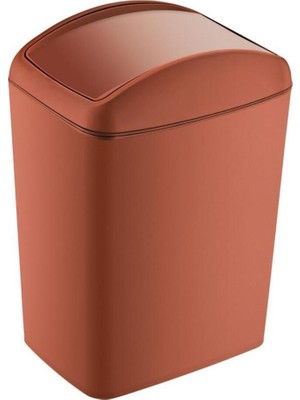 PremiumPort Pratik Döner Kapaklı 5 L Çöp Kutusu, Hijyenik ve Şık Tasarım