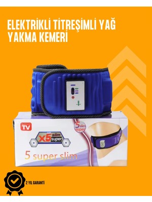 Pileli Store Pilelistore- Titreşimli Masaj ve Zayıflama Kemeri – 5 Motor, 20 Mıknatıs, Ayarlanabilir Hız