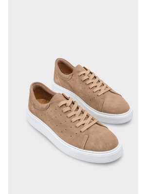 Capone Outfitters Chaim Hakiki Deri Erkek Günlük Şık Spor Ayakkabı Sneaker