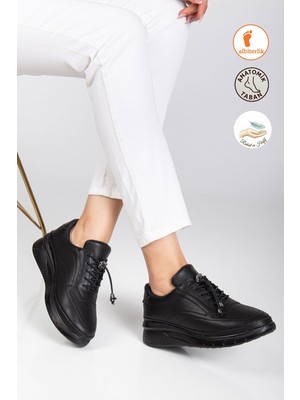 Albishoes Kadın Anne Günlük Anatomik Yumuşak Rahat Esnek Taban Günlük Sneaker Kadın Spor Ayakkabı