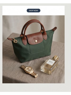 Chd-Store Longchamp 15X30 Orta Boy Saten Çanta,askılıkla Takılabilir,yazın Aranan Çantası