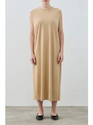 Merwishop Merwish Denye Içlik Elbise 1679 Vizon