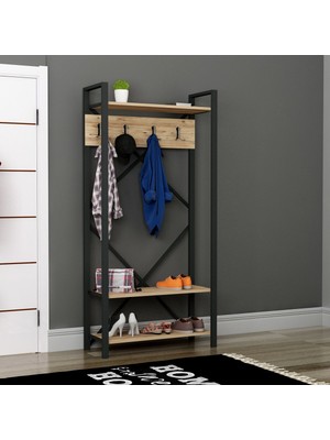 royalgross Miya Metal Gövdeli Vestiyer – Atlantik Çam Portmanto