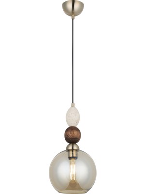 Lucea Zedo  Q20 Teklı Antık Lak Sarkıt Avıze 1XE27