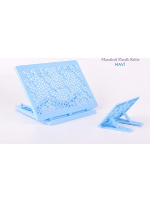 Reyyan Masaüstü Plastik Rahle Mavi