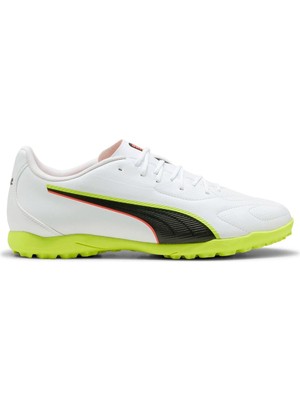 Puma Kıng 20 Play Tt Jr Genç Beyaz Halı Saha Ayakkabısı 108736 01