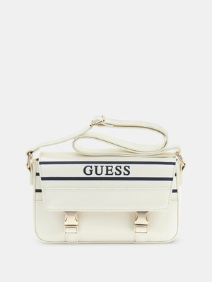 Guess Clio Kadın Beyaz Çapraz Çanta V6GZ03W2110-G011