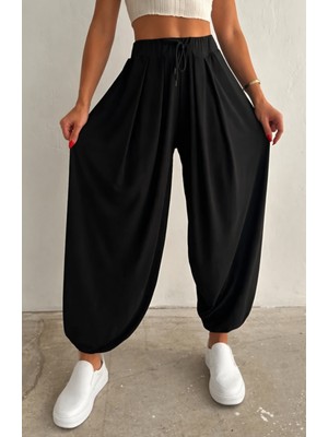 Feville Kadın Modal Kumaş Yumuşak Doku Şalvar Pantolon