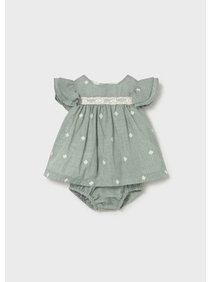 Mayoral Nakışlı Elbise Mint