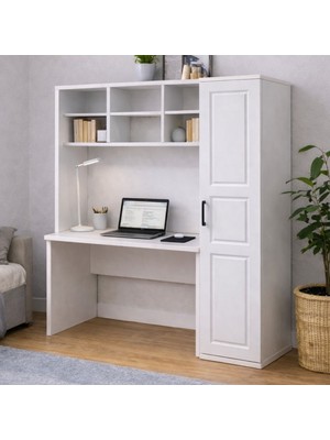 Setay Çalışma Masası, Merisa Kitaplıklı Bilgisayar Masası