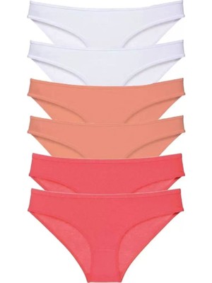 Modenya 6 Adet Süper Eko Set Likralı Kadın Slip Külot 551