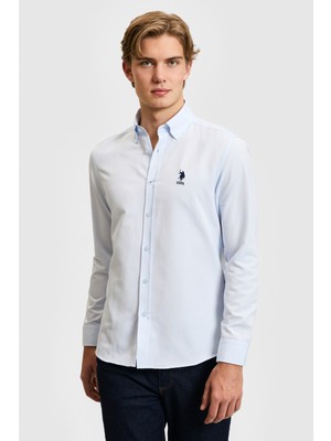 U.s. Polo Assn. Erkek Açık Mavi Gömlek Basic 50322159-VR003
