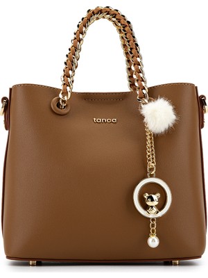 Tamer Tanca Kadın Suni Deri Taba El Çantası 921 27218 Bn Cnt Y26 Taba