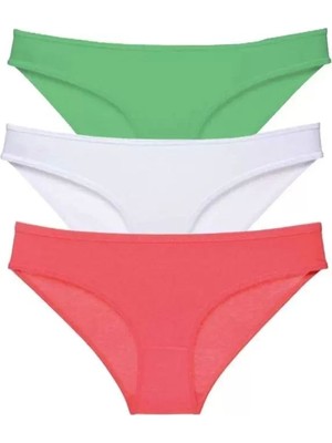 Modenya 3 Adet Süper Eko Set Likralı Kadın Slip Külot 546