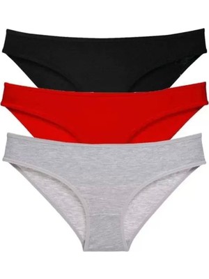 Modenya 3 Adet Süper Eko Set Likralı Kadın Slip Külot 540