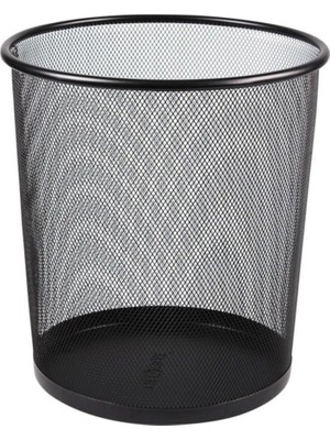 PremiumPort Metal Siyah Çöp Kovası 10 Lt, Pratik ve Şık Temizlik Gereci