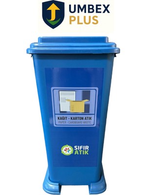 PremiumPort 70L Plastik Geri Dönüşüm Kutusu, Sıfır Atık ve Çevre Dostu Kullanım