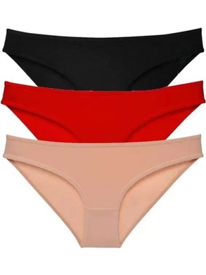 Modenya 3 Adet Süper Eko Set Likralı Kadın Slip Külot 539
