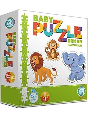 Enyaza Home Toys Baby Puzzle Orman Hayvanları