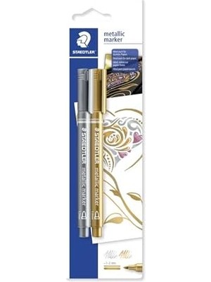 Enyaza Home 8323S Bk2 Metalik Markör 2'li Set