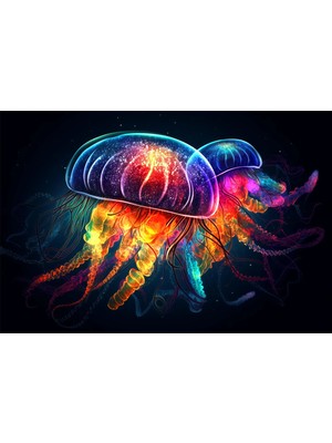 Mistik Deniz Işıltısı — 3D Kabartmalı Premium Duvar Sanatı