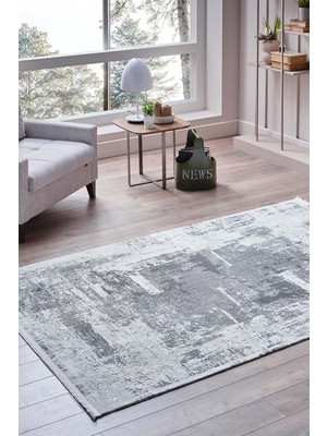 Gümüşsuyu Black&brown 18269 Dikdörtgen Doğal Iplik Makine Halısı