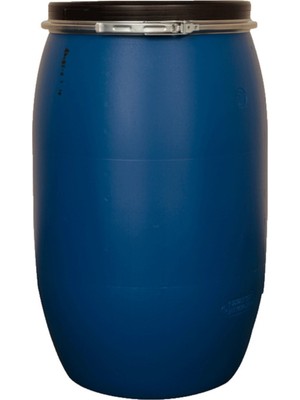 PremiumPort 60 Litre Güvenli Atık Fıçısı Çember Kapaklı, Dayanıklı ve Kullanışlı