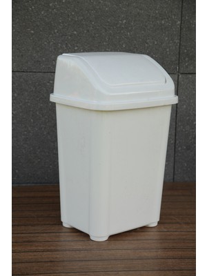 PremiumPort 10 Litre Kapaklı Çok Amaçlı Çöp Kovası, Banyo ve Mutfak Için Şık Tasarım