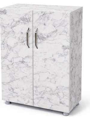 Shoovvel Kale Ayakkabılık ve Mdf Çok Amaçlı Dolap – Modern, 4 Raflı, Kapaklı