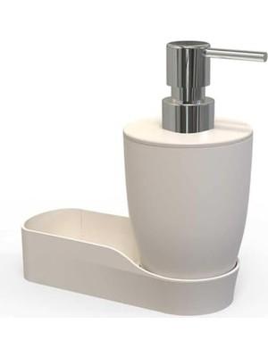 Enyaza Home Pure Hazneli Sivi Sabunluk Bej