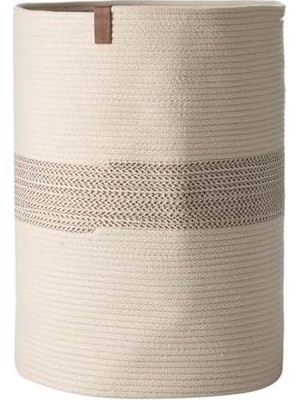 Enyaza Home Venus Çamaşır Sepeti Bej Ekru 35X35X45
