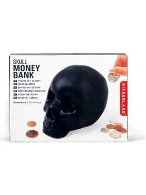 Enyaza Home KIK-PB16 Kumbara- Kafatasi, Siyah