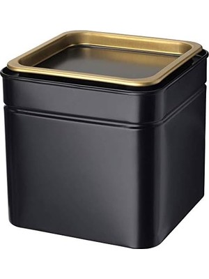 Enyaza Home Blomnıng Kahve/çay Kutusu, Siyah ve Altın Renkli, 10X10X10 Santimetre, 203.732.06