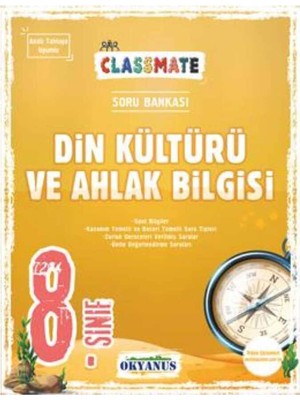 Enyaza Home 8 Sınıf Classmate Din Kültürü Soru Bankası Okyans