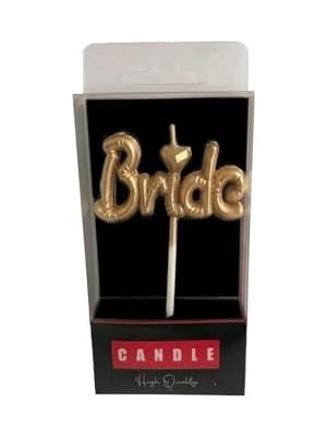 Enyaza Home Bride Yazılı Folyo Balon Şekilli Mum MUM1002-9