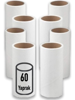 Enyaza Home Bastis Iplik Tüy Toplayıcı 8'li Yedek Paket (480 Yaprak)