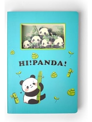 Enyaza Home Sevimli Temalı 3D Katmanlı Oyma Defter A5 Orta Boy 20,8X14 cm | 120 Yaprak Sert Kapak Konsept Defter | Yaratıcı 3D Kapaklı Ajanda, Günlük ve Hediye Defteri