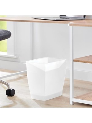 Enyaza Home 64720EU Spa Rechteckiger Mülleimer, 11 Liter, Mattiert