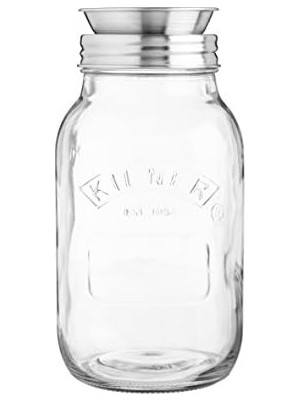 Enyaza Home Create & Spiral Kesici – Lezzetli Meyve ve Sebze Spiralleri/spagetti Üretimi Için, Saklama Kavanozu Dahil, 1 Litre, 21,3 x 10 x 24,5 cm